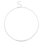 Diamond Bezel Set Necklace - Pasha Fine Jewelry
