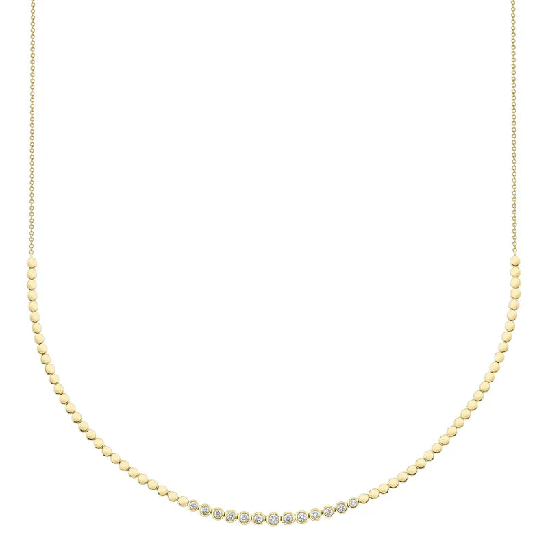 bezel tennis necklace