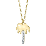 Palm Tree Diamond Necklace - Pasha Fine Jewelry