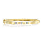 Pavé Diamond Fluted Bangle - Pasha Fine Jewelry
