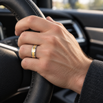 TR167 tungsten wedding band lifestyle image