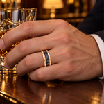 TR337 tungsten wedding band lifestyle image
