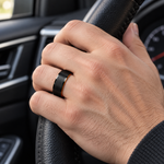 TR523 tungsten wedding band lifestyle image