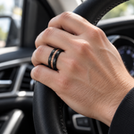 TR804 tungsten wedding band lifestyle image
