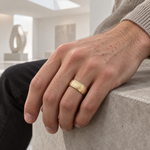 TR850 tungsten wedding band lifestyle image