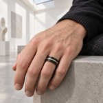 TR872 tungsten wedding band lifestyle image