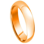 5mm Rose Tungsten High-Polish Domed Band