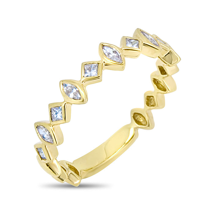 Marquise & Princess Band - Pasha Fine Jewelry