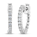 Diamond Hoop Earrings - Pasha Fine Jewelry