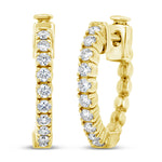 Diamond Hoop Earrings - Pasha Fine Jewelry
