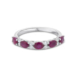 5 Stone Ruby Band