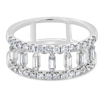 Open Rectangle Ring - Pasha Fine Jewelry