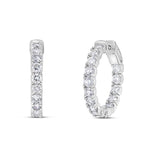 Inside Out Petite Diamond Hoops - Pasha Fine Jewelry