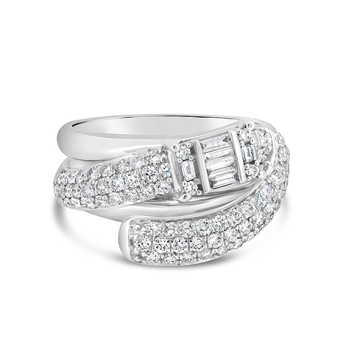 Spiral Diamond Ring - Pasha Fine Jewelry