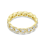 Twisted Evil Eye Band - Pasha Fine Jewelry