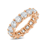 Unique Shared Prong Diamond Band - Pasha Fine Jewelry