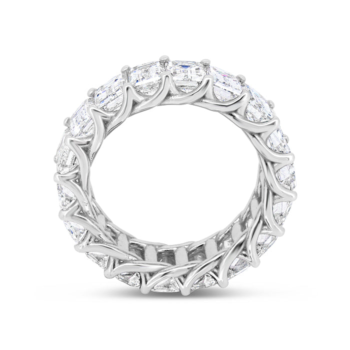 Deluxe Emerald Cut Eternity Band - Pasha Fine Jewelry