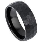 Black Hammered Band - Pasha Fine Jewelry