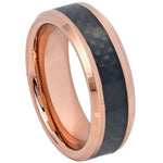 Rose with Carbon Fiber Inlay - Pasha Fine Jewelry