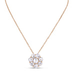 Flower Shaped Diamond Necklace - Pasha Fine Jewelry