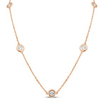 Bezel Set Necklace - Pasha Fine Jewelry