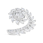 Spiral Leaf Diamond Ring - Pasha Fine Jewelry