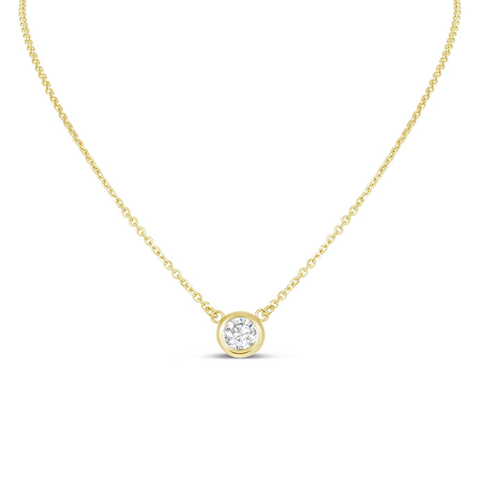 Diamond Circle Necklace - Pasha Fine Jewelry