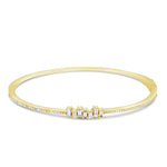 Jagged Diamond Bangle - Pasha Fine Jewelry