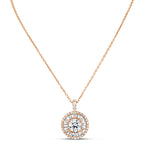 Halo Diamond Pendant - Pasha Fine Jewelry