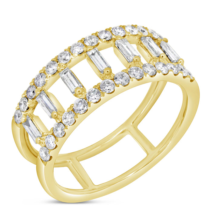 Open Rectangle Ring - Pasha Fine Jewelry
