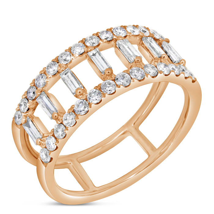Open Rectangle Ring - Pasha Fine Jewelry