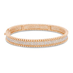 Pave Diamond Hinged Bangle - Pasha Fine Jewelry