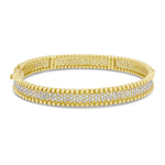 Pave Diamond Hinged Bangle - Pasha Fine Jewelry