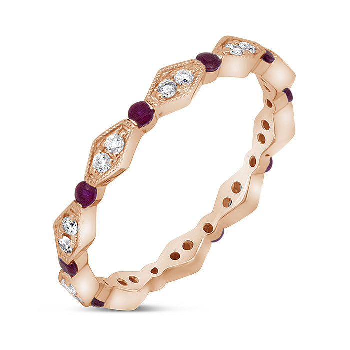Ruby Kiss Eternity Band