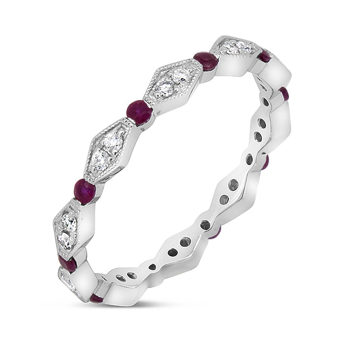 Ruby Kiss Eternity Band