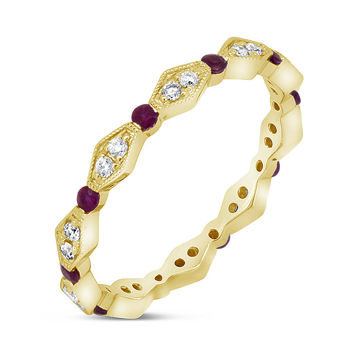 Ruby Kiss Eternity Band