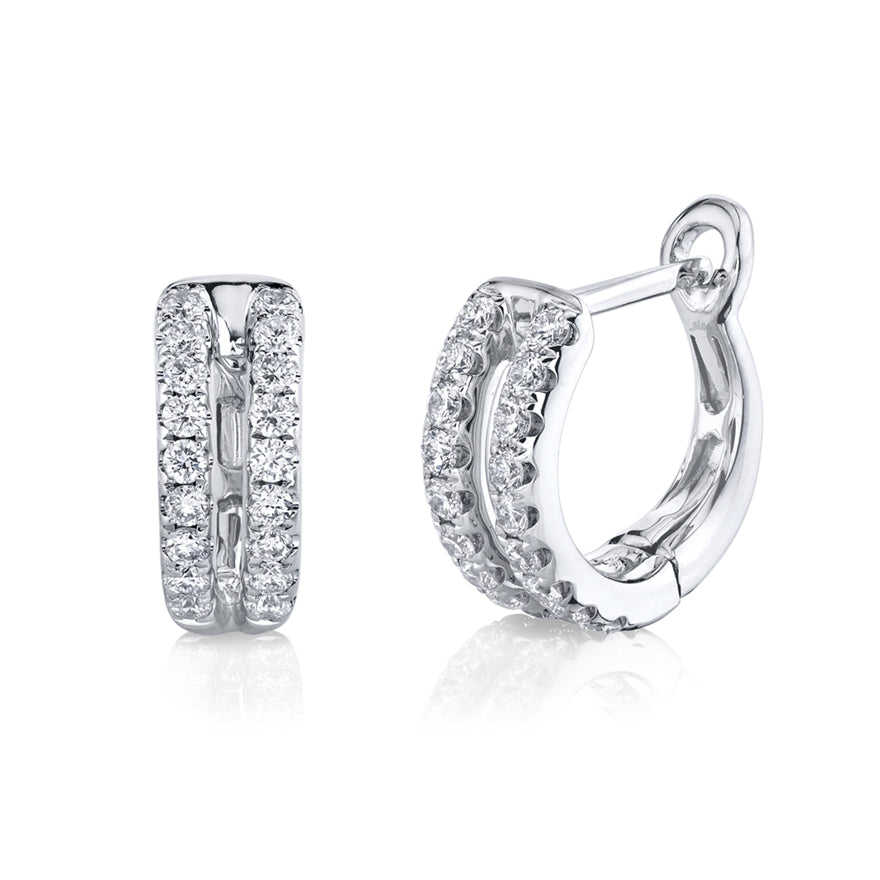 2 Row Huggie - Pasha Fine Jewelry