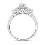 Sunburst Oval Diamond Ring - Pasha Fine Jewelry