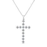 Cross Diamond Pendant - Pasha Fine Jewelry