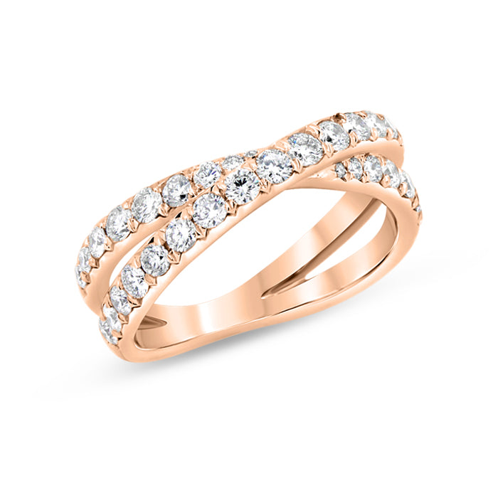 Criss Cross Diamond Ring - Pasha Fine Jewelry