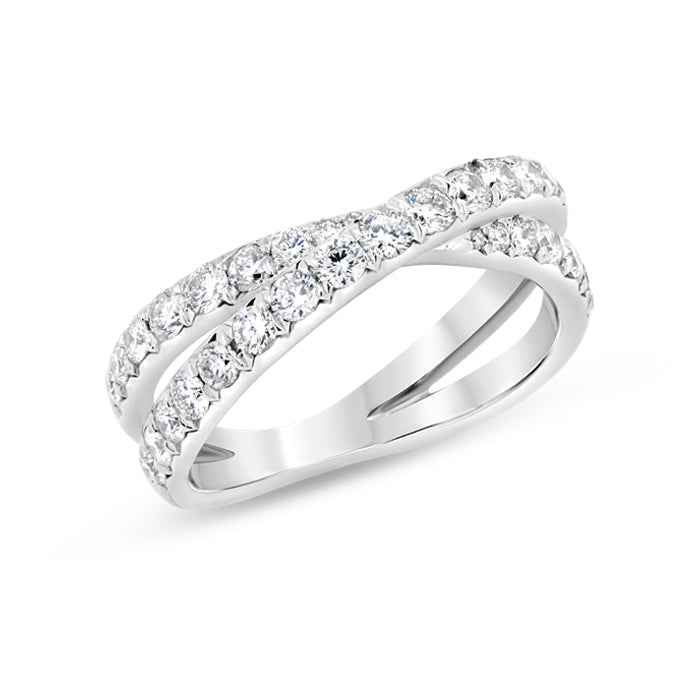 Criss Cross Diamond Ring - Pasha Fine Jewelry