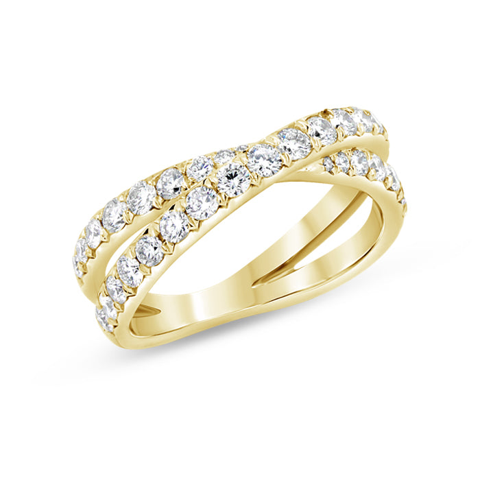 Criss Cross Diamond Ring - Pasha Fine Jewelry
