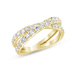 Criss Cross Diamond Ring - Pasha Fine Jewelry