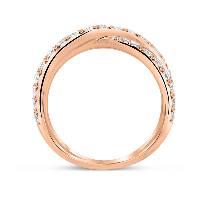 Criss Cross Diamond Ring - Pasha Fine Jewelry