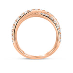 Criss Cross Diamond Ring - Pasha Fine Jewelry