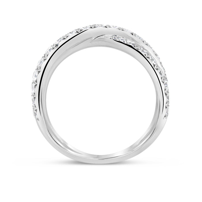 Criss Cross Diamond Ring - Pasha Fine Jewelry