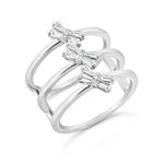 Dragonfly Baguette Diamond Ring - Pasha Fine Jewelry