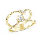 Open Baguette Ring - Pasha Fine Jewelry