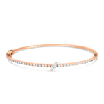 Single Marquise Stone Bangle - Pasha Fine Jewelry