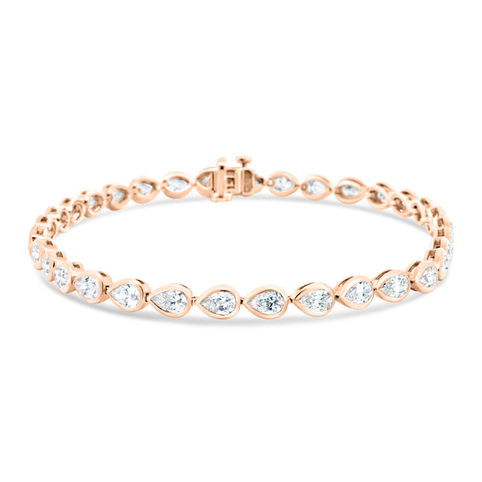 Pear Bezel Set Bracelet - Pasha Fine Jewelry